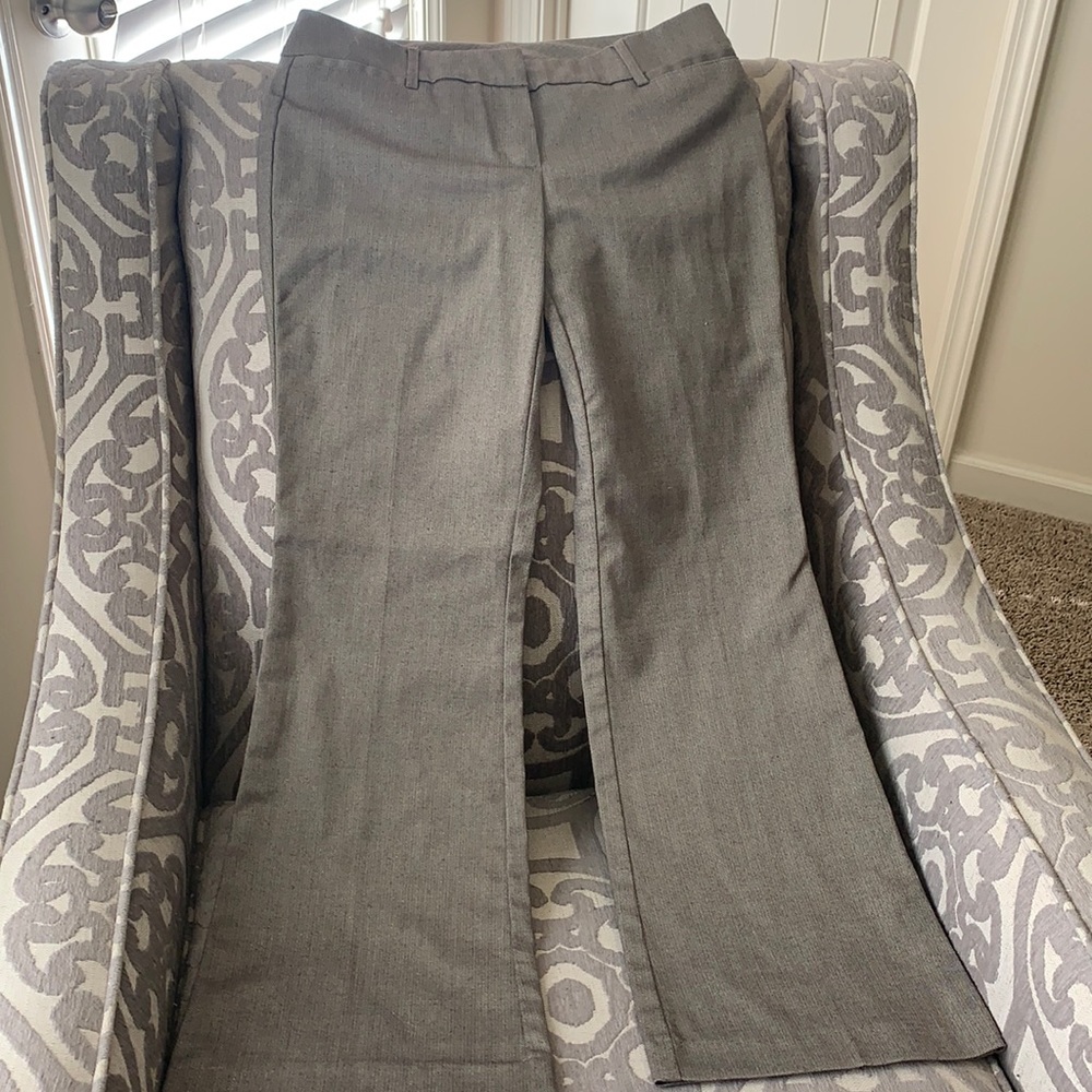 Lined suit pants.